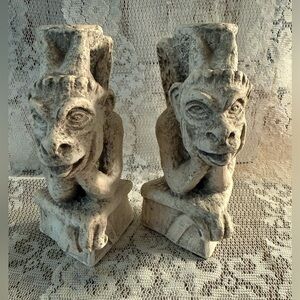 Gargoyle Candlesticks